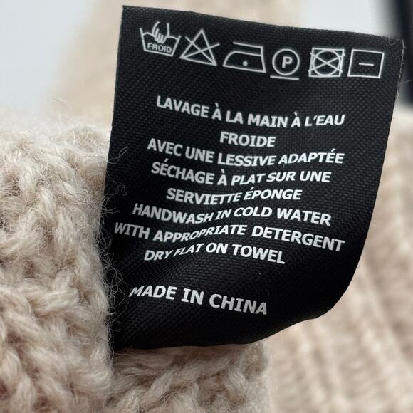 Isabel Marant Étoile Tayle Ecru Cable Knit Wool Pullover Sweater - Picture 11 of 12